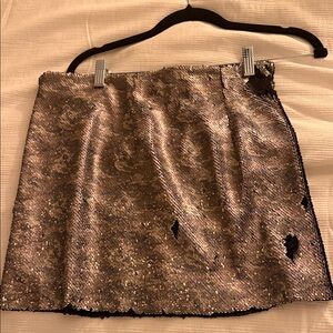 Free People Sequin Skirt